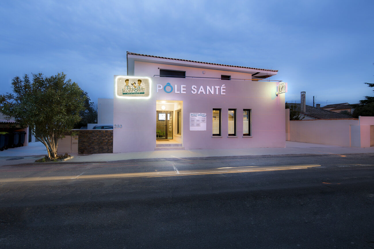 Façade Pôle Santé Korporis Baillargues